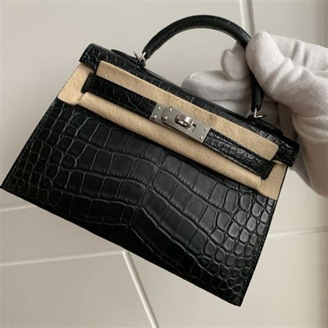 tas hermes kelly mini croco|hermes mini kelly crocodile.